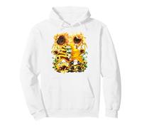 Sunshine Wishes and Honey Bee Kisses Cute Sunflower GNOME Sweat à Capuche