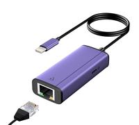 sunshot Adaptateur Lightning vers Ethernet, 2 en 1 Adaptateur secteur + Ethernet avec connecteur Lightning compatible avec iPhone/iPad, Prend en Charge le Réseau Ethernets Haut Débit 1000/100/10 Mbps.