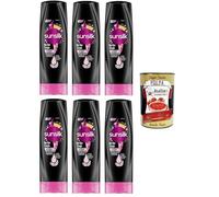 Sunsilk Balsamo bye crespo Bye bye Frizz Conditioner 6 x 200 ml + Italian Gourmet Polpa 400 g