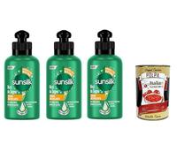 Sunsilk, Crema Districante Ricci Da Sogno Dream Curl Lot de 3 crèmes démêlantes 200 ml + Polpa italien Gourmet 400 g