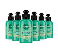 Sunsilk, Lot de 6 crèmes démêlantes pour boucles de rêve, sans rinçage, formule Active Fusion avec huile de macadamia, élastine et biotine, 200 ml