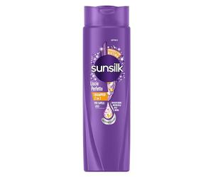 Sunsilk, Perfect Smooth Shampooing 2 en 1, shampooing et baume pour cheveux longs et soyeux, formule Active Fusion à l'huile d'argan, protéine de soie et biotine pour des cheveux visiblement sains