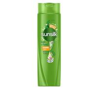 Sunsilk Shampooing 2 en 1 pour Cheveux Doux et Fluides avec Huile d'Arbre à Thé et Arginine - Pour Cheveux Gras, Légers et Brillants