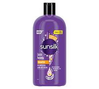 Sunsilk, Shampooing lisse parfait pour des cheveux lisses et soyeux longue durée, formule Active Fusion avec huile d'argan, protéines de soie et biotine pour des cheveux visiblement sains, format XXL