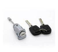 SUNSKYLY Serrure d'allumage Cylindre de Serrure de Porte conducteur Gauche/Anneau Compatible avec 6L3837167B/6L3837168B + clé(LEFT2 x Key)