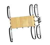 SunsoilGiant Cadre D'Assemblage Paddleboard Connecteur Jonction Support Kit Polyvalent pour Catamaran Alliage D'Aluminium et Bois Résistant Eau Douce et Salée Comp, Installer Le Moteur Hors-Bord