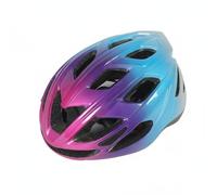 SunsoilGiant Casque Cyclisme Sécurité Profil Aérodynamique Finition Brillante Ventilation à Travers la Coque et Mousse pour et Confort Adapté aux Amateurs de Vélo Déplacements, Dégradé Bleu-Violet