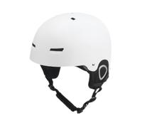 SunsoilGiant Casque de Tour de Tête Ajustable, Rembourrage Ergonomique des Oreilles, Ventilation Bien Conçue et Mousse Ferme pour Les Skieurs, Les Snowboa, White M