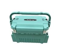 SunsoilGiant Conteneur de Matériel de Pêche Boîte Tiroir Coffret Organiseur Mallette avec Compartiments Optimisés Panneaux Moulés Corps Rectangulaire en Adapté, Vert Forêt, Grand