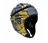 SunsoilGiant Coquille Protection Crânienne Enfant Mousse à Chocs Multi Panneaux Ventilation Oreille pour Rugby Football Gardien But Jeux s Casque Sportif Réglable