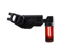 SunsoilGiant Feu Arrière de Vélo USB étanche, avec Sangle Réglable, Idéal pour Les Balades Nocturnes, Les et Les Activités de Plein Air, Rouge