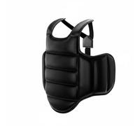 SunsoilGiant Garde Poitrine Arts Martiaux Protection Athlète Taekwondo Double Face Rembourrage Polyester Doublure Utilisable pour Adulte Enfant Entraînements , Noir Et Blanc , M Taille 140-160CM