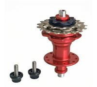 SunsoilGiant Moyeu de Vélo Arrière 3 Vitesses Freewheel Moyeu Bague Axe Ensemble avec Pignon Fileté Entraxe 85 Cm Flasques 20 Trous, Rouge, Ouverture 85mm-20 Trous-Trous Opposés
