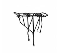 SunsoilGiant Porte-Bagages Vélo avec Capacité de 150kg Support Arrière Métallique pour Vélo Rail Latéral Anti- Fixation Fiable Convenant aux Utilisateurs de VTT, Trou Large+Épais