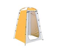 SunsoilGiant Tente de Confidentialité Cabine D'Essayage Pliable Abri de Imperméable Polyester Crochet Lampe Adaptée Au Camping Randonnée Sortie Pêche Pique-, Jaune