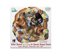 SUNSOUT INC Kitten Basket Puzzle 750 Pièces