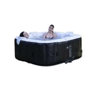 SUNSPA Spa gonflable carré laminé 6 personnes à Led