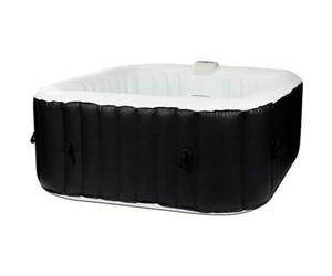 SUNSPA Spa Gonflable carré Laminée - 4 Personnes - 1, 55 x H 0, 65 m