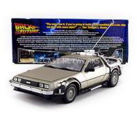 Sunstar 2711 Modèle Réduit Die-Cast 1:18 Retour vers le Futur DeLorean 2017 Noir