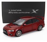 Sunstar 1/18 Mitsubishi Lancer Evolution X rouge métallique