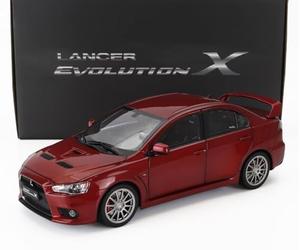Sunstar 1/18 Mitsubishi Lancer Evolution X rouge métallique