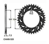 SUNSTAR 1-4442-39 Pignon