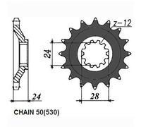 Pignon de sortie de boite Sunstar pour Moto Kawasaki 1100 ZZR 1990 à 1992 18