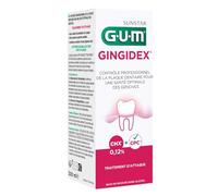 SUNSTAR - Bain de bouche Traitement d'Attaque Plaque Dentaire Santé des Gencives Sans Alcool Gingidex | Fraîcheur onctueuse | Usage quotidien | le flacon de 300mL | LOT DE 3
