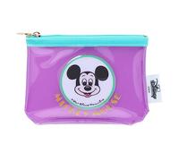 Sunstar Stationery Disney Mini pochette rétro collection Mickey, Violet (Violet), 【本体サイズ】125×90×5mm, Pochette