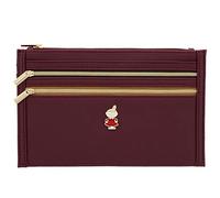 Sunstar Stationery Moomin Étui plat 4 poches, Rouge, Moderne
