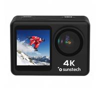 Sunstech Caméra d'action Clair WiFi 4K Noir