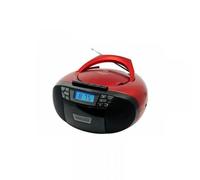 Sunstech CXUM53 Système stéréo portable 1 W FM Rouge Lecture de MP3