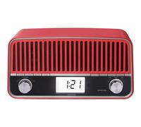 Sunstech RPRBT3500 - Radio-réveil - 6 Watt - rouge