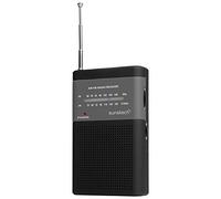Radio portable SUNSTECH RPS42 - 0.5 Watt - Casque (fiche mini-phone Stéréo 3,5 mm) - Noir
