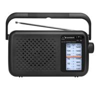 Sunstech RPS760 - Radio Am/FM analogique Portable avec antenne télescopique et poignée de Transport, Couleur Noire.