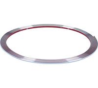 Sunstop Bande décorative chromée autocollante - Avec ruban adhésif 3M - Découpable - Résistant aux intempéries - Très flexible (3,5 mm x 365 cm / 3,65 m).