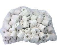 SunSun Anneaux céramiques pour Filtre d’aquarium externe HW-303 – 450 g – 18 x 16 x 16 mm – Ø 8 mm – Matériau filtrant nouilles céramiques