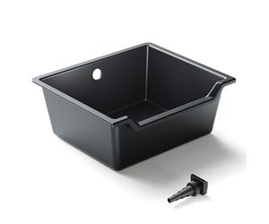 SunSun Bac pour Cascade ou Cours d’Eau en Matière Plastique renforcée de Fibre de Verre 60L