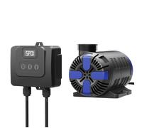 SunSun CET-15000 Pompe de Bassin réglable SuperECO - 210 x 120 x 139 mm - débit max. 15000 l/h / 180 W/refoulement max. 8 m - Filtration Circulation eau jardin avec Accessoires