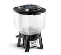 Wiltec CFF-206 Distributeur Automatique Alimentaire Solaire - 275 x 252 x 420 mm/capacité 6 l - pour Nourriture de Poissons - programmable 1-6 Repas par Jour