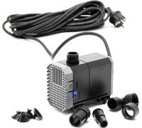 SunSun CHJ-1500-10 Pompe de Bassin ECO - 55 x 105 x 90 mm - débit max. 1500 l/h / 25 W / refoulement max. 1,8 m - avec câble 10 m - Filtration Circulation Écumeur eau jardin étang