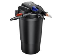 SunSun CPA-15000 Filtre de bassin à pression avec stérilisation UV - 382 x 382 x 713 mm - 18 W/étang 30000 l max. / réservoir - Nettoyage facile - Filtration eau à grand débit