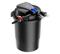 SunSun CPA-30000 Filtre de Bassin à Pression avec stérilisation UV - 473 x 473 x 729 mm - 55 W/étang 60000 l Max. / réservoir - Nettoyage Facile - Filtration Eau à Grand débit