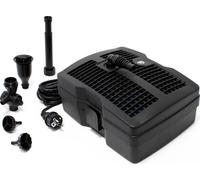 SunSun CUF-6000 Filtre, pompe Fontaine et Clarificateur 3 en 1 - 2500 l / 54 W / UVC 9 W / refoulement max. 2,5 m - stérilisateur écumeur pour bassins