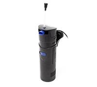SunSun CUP-807 Pompe d’aquarium 4 en 1, pour aquariums à 500 l, 700 l/h 10 W avec Stérilisateur UVC 7 W et Matériau filtre, Étang, Aquariophilie