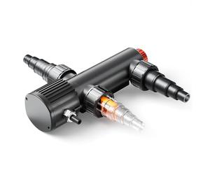 SunSun CUV-209 Stérilisateur Clarificateur de bassins ou d’étang - débit Max. de 1500 l/h - avec Lampe Rayons UV-C 9 W - pour Poissons et Plantes Aquatiques - Cours d’Eau en hélice