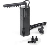 SunSun HJ-311B Filtre interne d’aquarium pour 40 l avec pompe 2 W et débit de 300 l/h, 2 étapes filtrantes, Buse de sortie pivotante avec Diffuseur