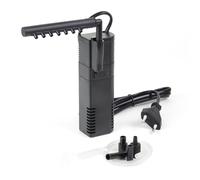 SunSun HJ-611B Filtre interne d’aquarium pour 60 l avec pompe 6 W et débit de 450 l/h, 2 étapes filtrantes, Buse de sortie pivotante