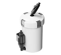 SunSun HW-603B Filtre extérieur pour aquarium, débit 400 l/h, avec 3 Étapes de filtration, Matériaux et Pompe 6 W, Filtre externe