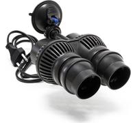 SunSun JVP-200A Pompe de brassage double Wavemaker, 5000 l/h 7 W, fixation par ventouse, pour aquarium, eau de mer, eau douce, eau saumâtre, pompe de circulation